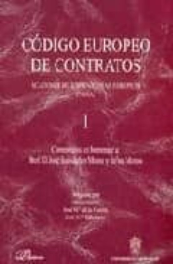 Codigo Europeo De Contratos