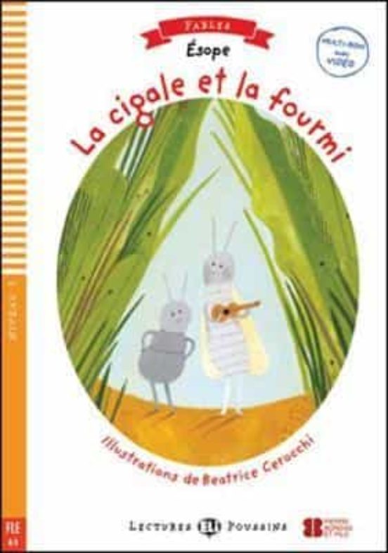 La Cigale Et La Fourmi + Cdrom Lectures Eli Poussin Fables - Niveau 1