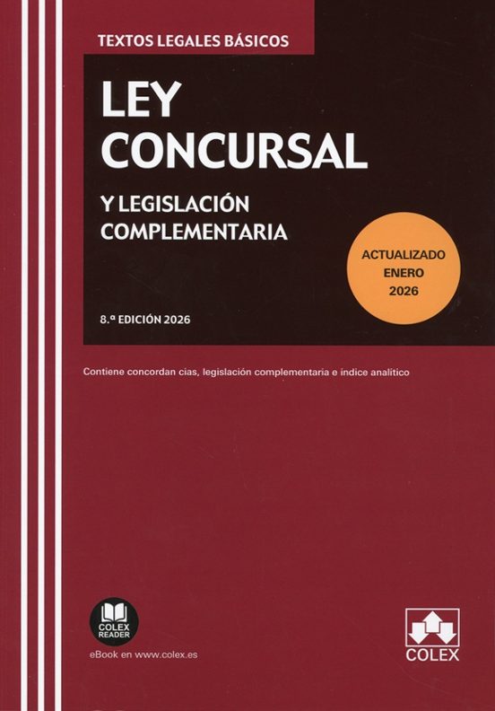 Ley Concursal Y Legislación Complementaria. 2026