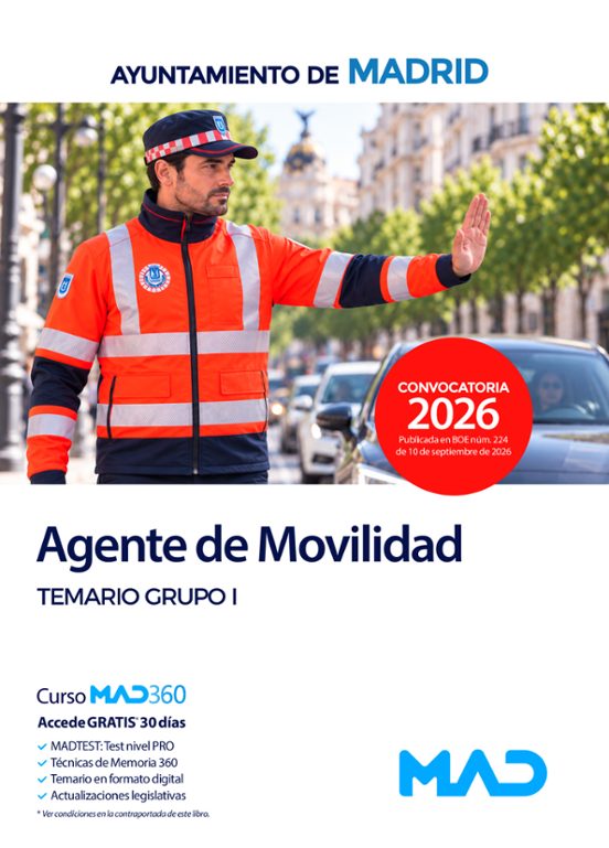 Agente de Movilidad. Temario Grupo i. Ayuntamiento de Madrid