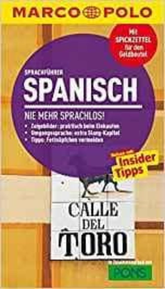 Marco Polo Sprachführer Spanisch:einkaufen. Umgangssprache: Extra Slan