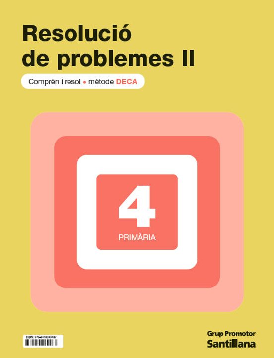 Quadern De Problemes Deca Ii 4º E. Primaria