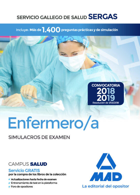 Enfermero/a Del Servicio Gallego De Salud: Simulacros De Examen