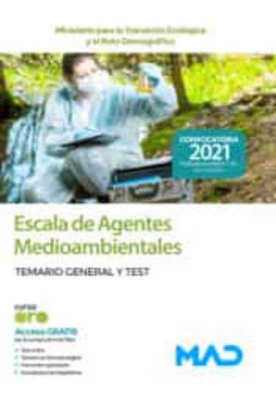 Escala De Agentes Medioambientales . Temario General Y Test