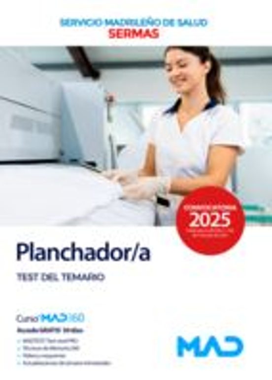 Planchador/a Del Servicio Madrileño De Salud . Test Del T Emar