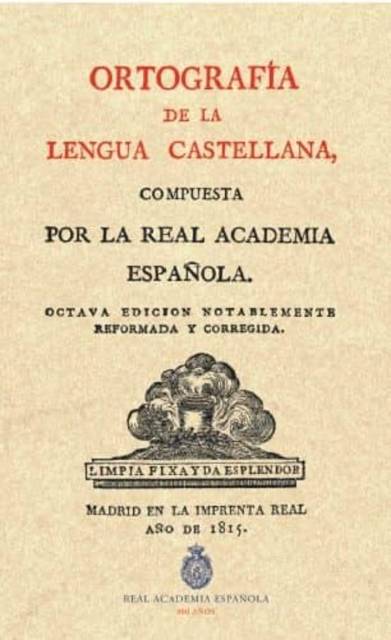 Ortografia De La Lengua Española
