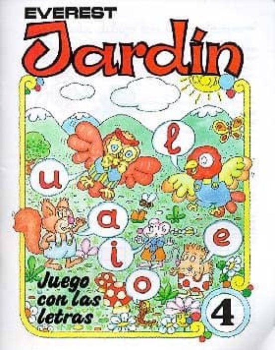 Jardin Juego Con Las Letras. Cuaderno 4