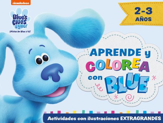 Aprende Y Colorea Con Blue : Cuaderno De Vaca