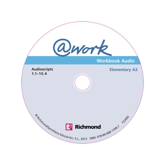 @work 1 Workbook+cd Audio Bachillerato Ed2013