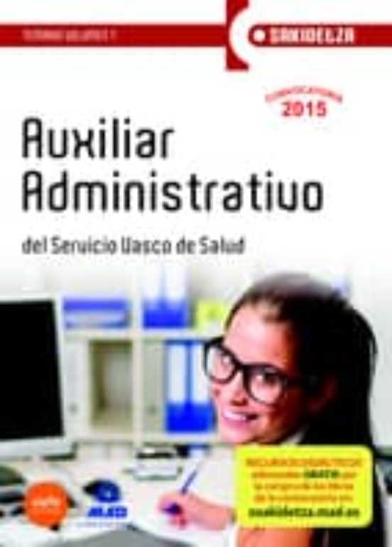 Auxiliar Administrativo De Osakidetza-servicio Vasco De Salud Temario