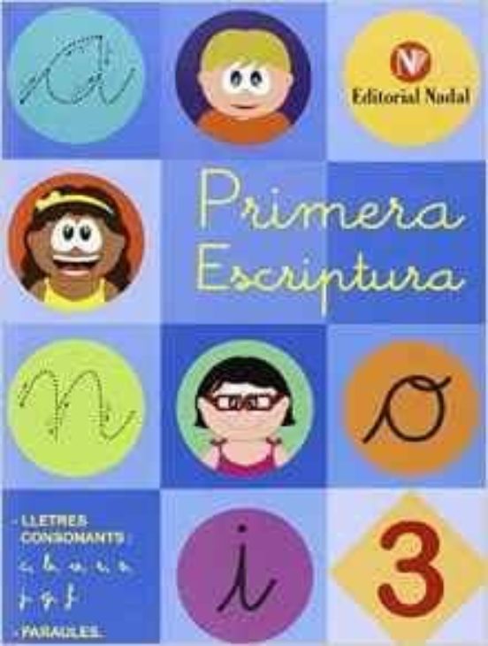 3 Consonants: C B V R S J G F. Paraules. Colección Primera Escriptu
