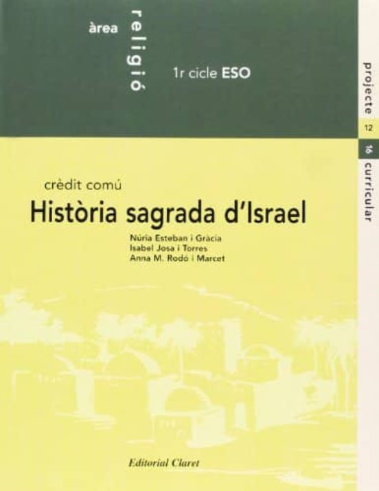 Historia Sagrada D Israel. 1º 2º Eso