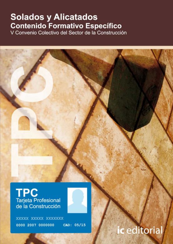 Tpc Solados Y Alicatados. Contenido Formativo Especifico