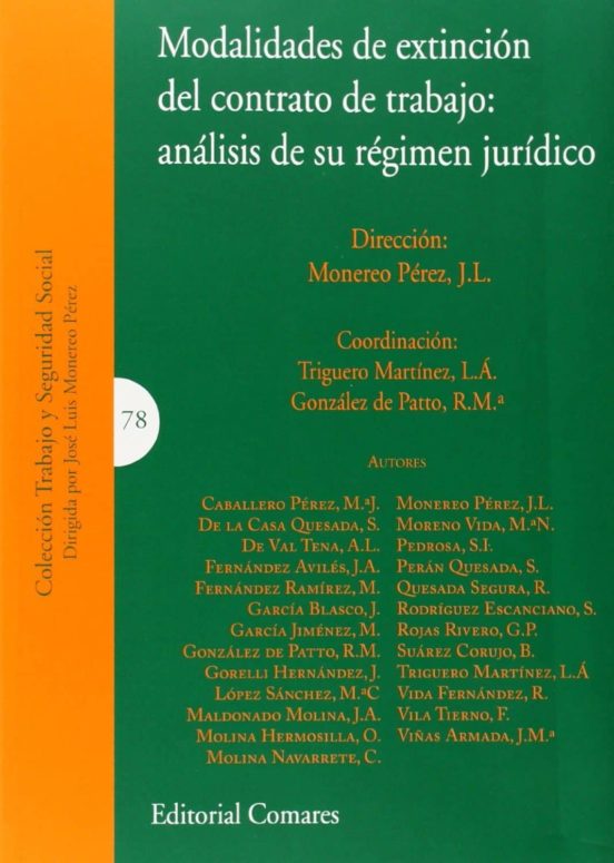 Modalidades De Extinción Del Contrato De Trabajo