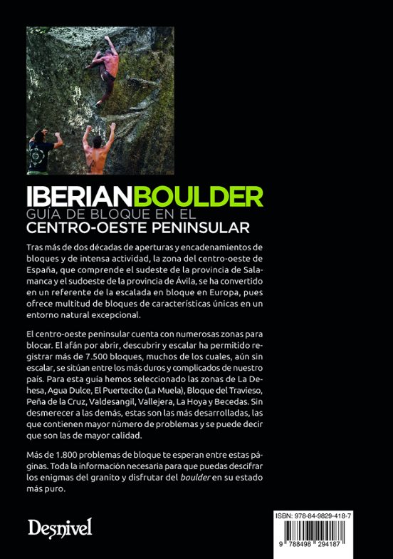 Guia de Bloque en el Centro Oeste Peninsular: Iberianboulder