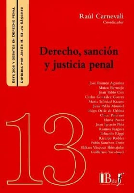 Derecho Sanción Y Justicia Penal