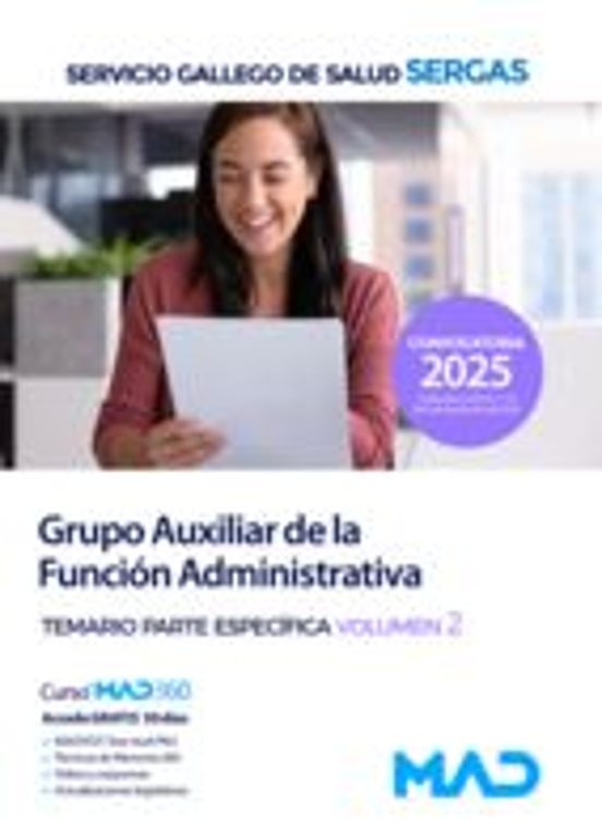 Grupo Auxiliar De La Función Administrativa Del Servicio Gallego De Sa