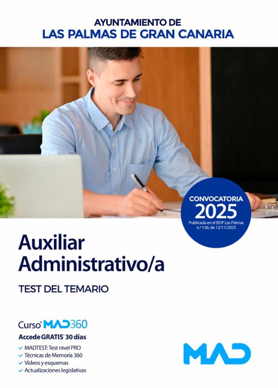 Auxiliar Administrativo/a Del Ayuntamiento De Las Palmas De Gran Canar