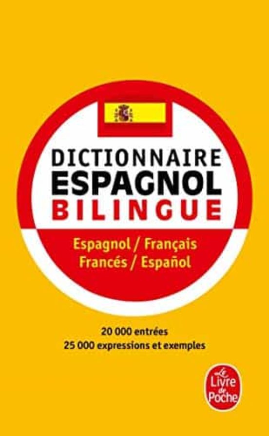 Dictionnaire Livre De Poche Bilingüe Español/frances