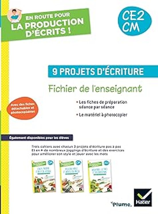 9 Projets D Écriture Ce2 Cm: Fichier de L Enseignant