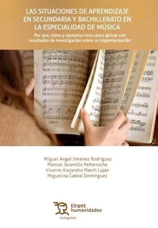 Las Situaciones De Aprendizaje En Secundaria Y Bachillerato En La Especialidad De Música