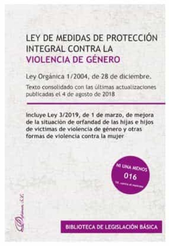 Ley De Medidas De Proteccion Integral Contra La Violencia De Gene Ro