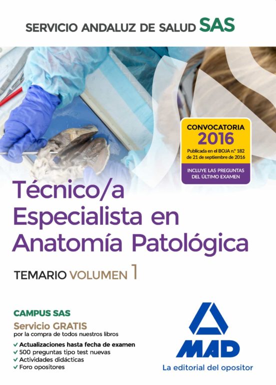 Tecnico/a Especialista En Anatomia Patologica Del Servicio Andaluz De