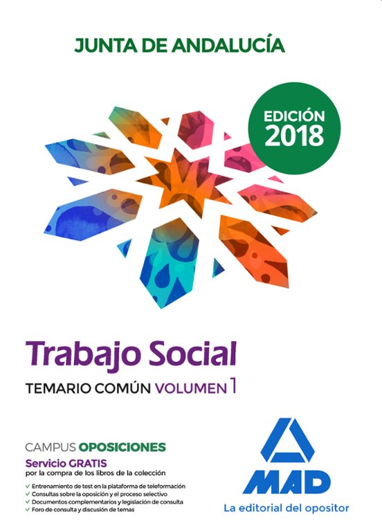 Trabajadores Sociales De La Junta De Andalucía. Temario Común Vol Umen