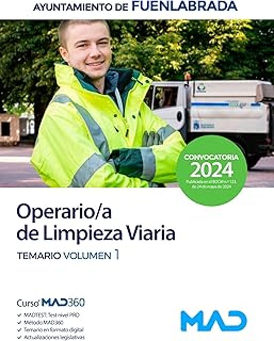 Operario/a De Limpieza Viaria Del Ayuntamiento De Fuenlabrada. Temario