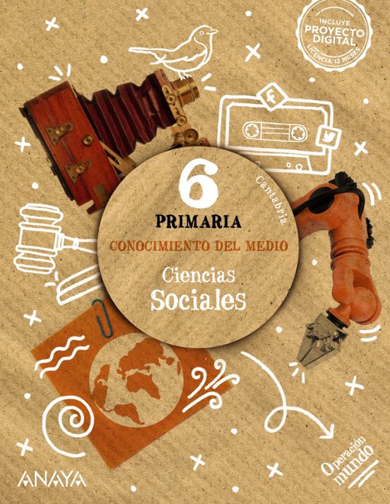 Conocimiento del Medio. Ciencias Sociales 6º Educacion Primaria Cantab