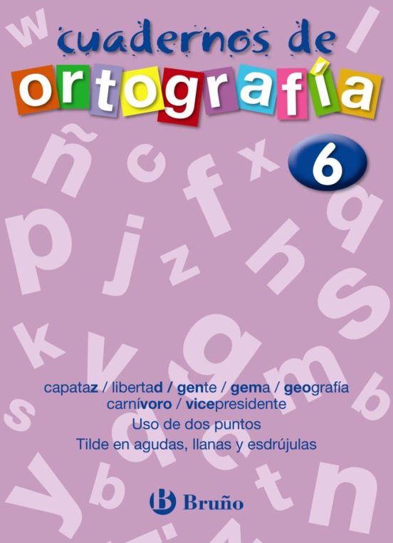Cuadernos De Ortografia Nº 6