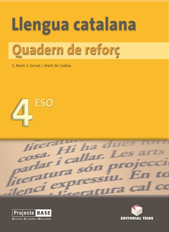 Quadern Refor Llengua Catalana 4º Eso Catala