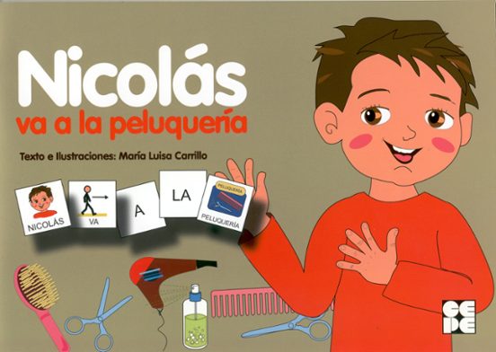 Nicolas Va A La Peluqueria. Pictogramas 4
