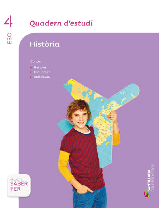 Historia 4º Eso Cuaderno Estudio Saber Fer Catala Ed 2016