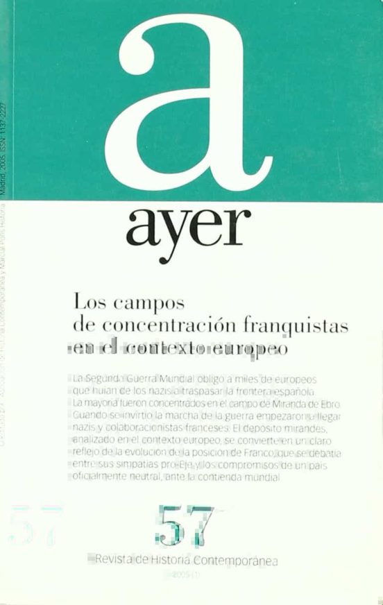 Campos de Concentracion Franquistas en Contexto Europeo