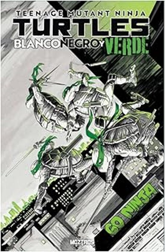 Tmnt: Blanco Negro Y Verde