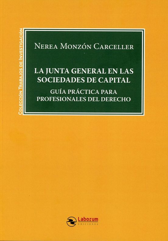La Junta General en las sociedades de capital