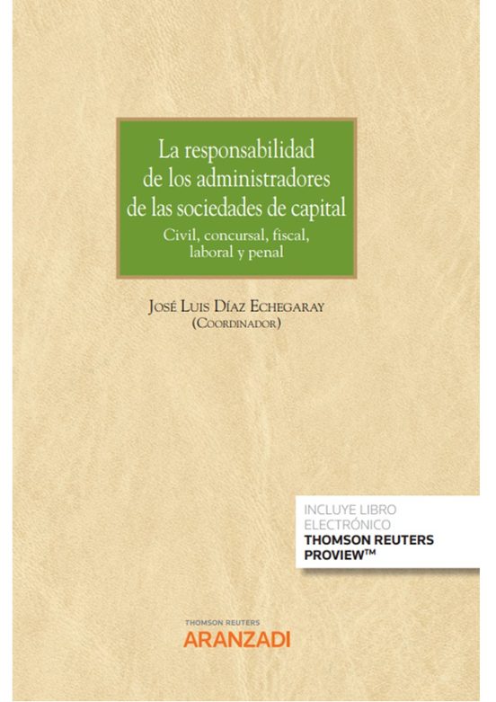Responsabilidad De Los Administradores De Las Sociedades De Capital