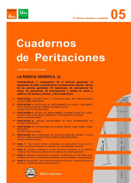Cuadernos De Peritaciones 5: La Pericia Generica I