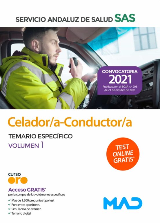 Celador/a-Conductor/a Del Servicio Andaluz De Salud. Temario Específico Volumen 1