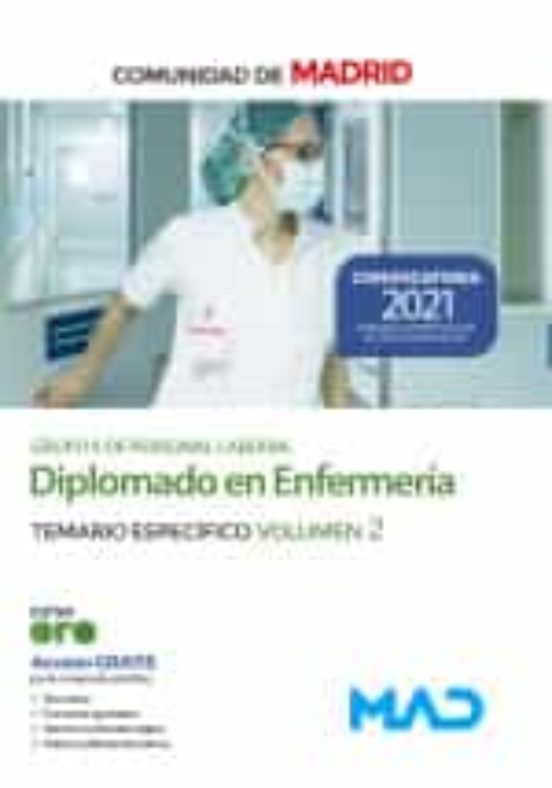 Diplomado En Enfermería De La Comunidad De Madrid. Temario Específico Volumen 2