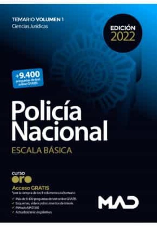 Policía Nacional Escala Básica. Temario Volumen 1