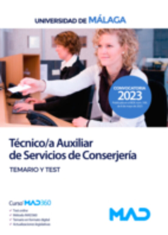 Tecnico/a Auxiliar De Servicios De Conserjeria. Temario Y Test. Univer