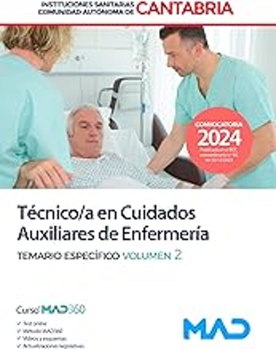Técnico/a En Cuidados Auxiliares De Enfermería De Las Instituciones Sa