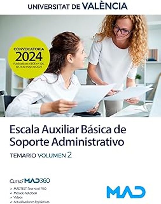 Escala Auxiliar Basica De Soporte Administrativo De La Universitat De