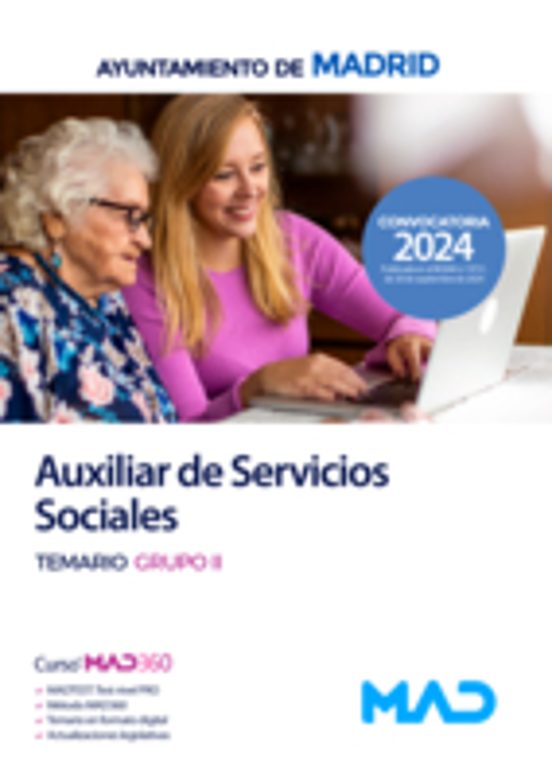 Auxiliar De Servicios Sociales. Temario Grupo II