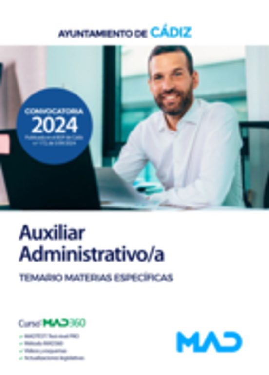 Auxiliar Administrativo/a. Temario De Materias Específicas