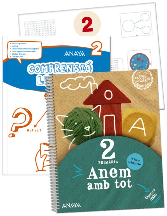 Anem amb Tot 2º Educacio Primaria Primer Trimestre + Compresió Lectora