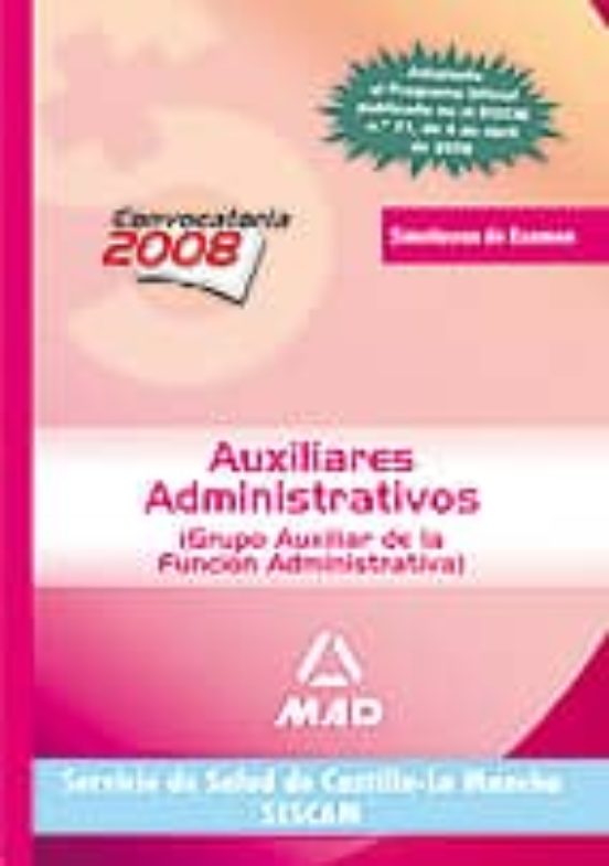 Auxiliares Administrativos Del Servicio De Salud De Castilla-la M Anch