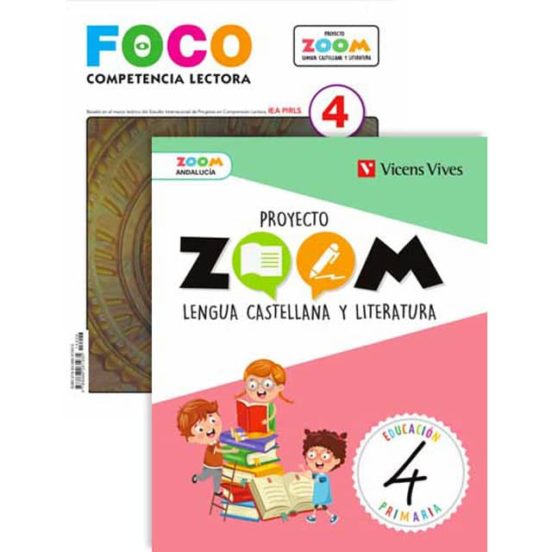 Lengua 4º Primaria Monovolumen + Foco Andalucía